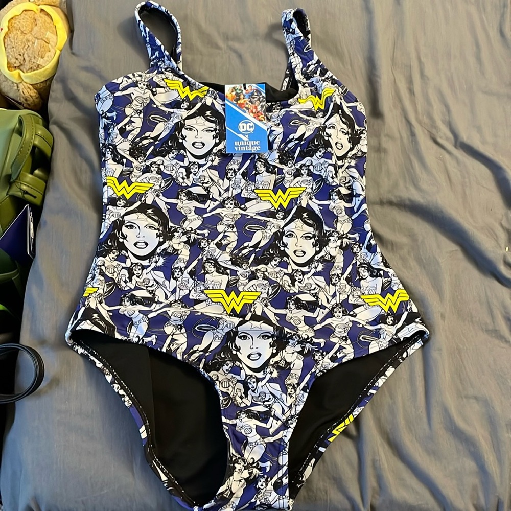 DC X Unique Vintage Wonder Woman bathing suit